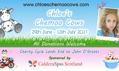 Chloe’s Charity Cycle LEJOG 2017